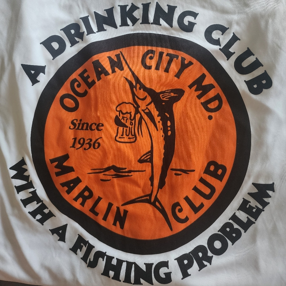 New Never Worn Ocean City Marlin Club Under Armour T-shirt XXL